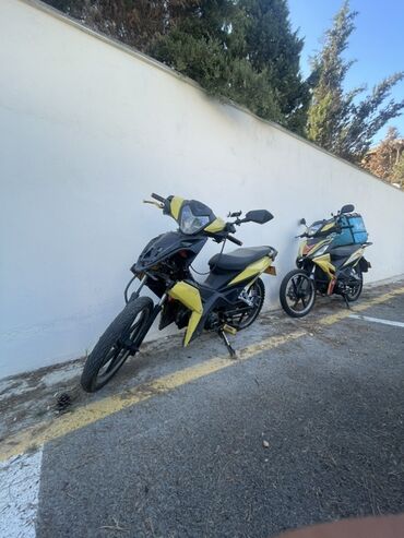 Motosikletlər: Salam tecılı satılır qıymet sondu 100 manat xercı var senetlerı var