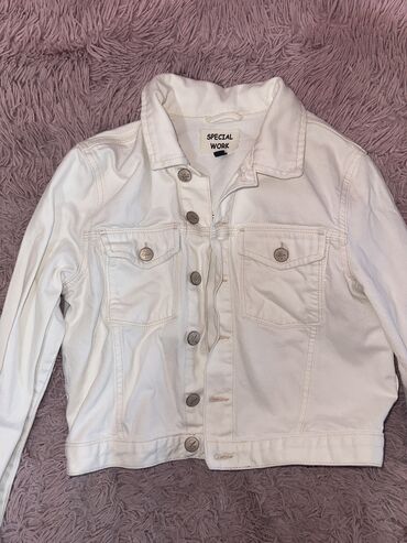 женская белая блуза: Женская куртка ColinS, XS (EU 34)