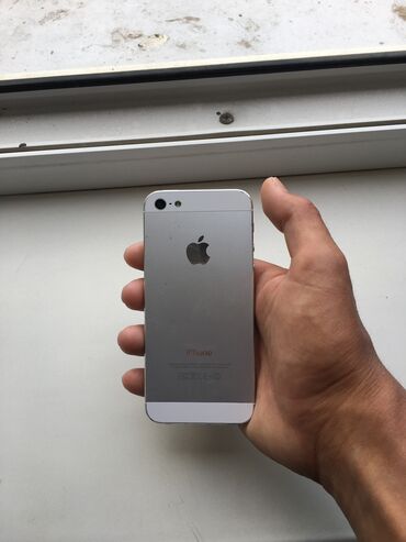 цены айфон 7: IPhone 5, Колдонулган, 16 ГБ, Күмүш, 100 %