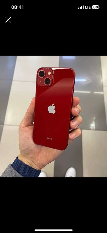 Apple iPhone: IPhone 13, Б/у, 128 ГБ, Красный, 89 %