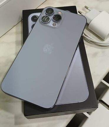 Apple iPhone: IPhone 13 Pro Max, 256 GB, Sierra Blue, Face ID