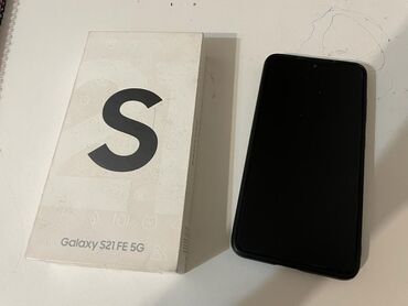 Samsung S21 FE 5G, Б/у, 128 ГБ, цвет - Черный, 2 SIM