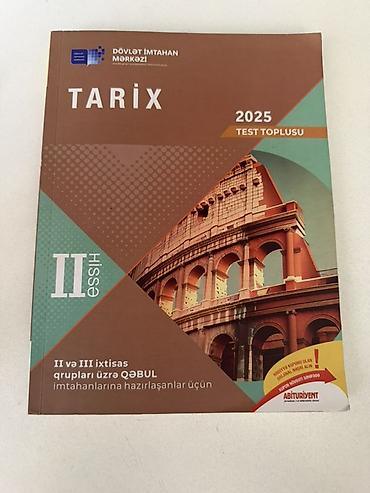 Testlər: Məhsul: “Tarix – 2025 Test Toplusu”, Dövlət İmtahan Mərkəzi (DİM) — 1