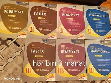 Testlər: DİM 2023 “Test Toplusu” kitabları – müxtəlif fənlər üzrə - Fənlər — 1