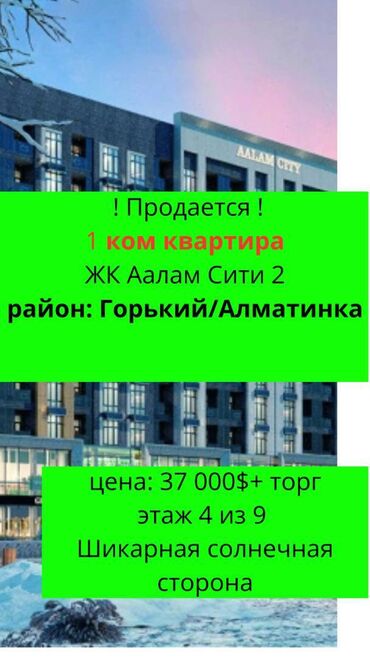 Продажа домов: 1 комната, 26 м², Элитка, 4 этаж, Косметический ремонт