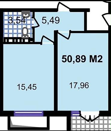 Продажа квартир: 2 комнаты, 51 м², Технопарк Элитка, 1 этаж, Евроремонт at lalafo.kg — 3 Продажа квартир: 2 комнаты, 51 м², Технопарк Элитка, 1 этаж, Евроремонт — 3