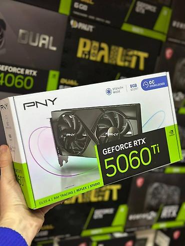 rtx 3090 ti: Videokart PNY GeForce RTX 5060 Ti, 8 GB, Yeni — 1