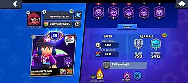 brawl stars 2: Brawl Stars oyun hesabı - Kuboklar: 57,424+ - Səviyyə: 39 profil — 6