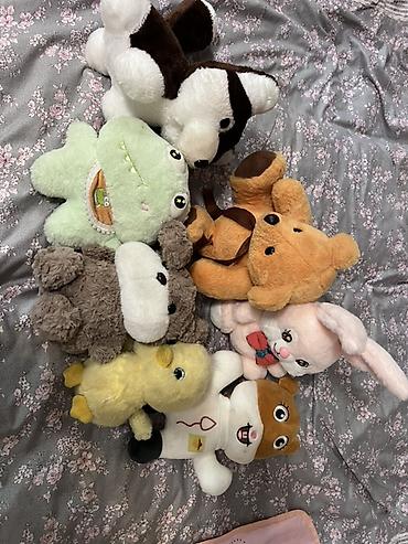 teddy bear: Набор мягких игрушек (разные персонажи), комплектом. В составе: - — 1