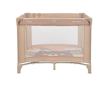 traktor za deca: KIKKA BOO Prenosiva ogradica sa zipom ENJOY Bear – beige (Šifra: KKB5) — 4