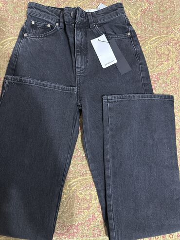 джинсы levis 501: Джинсы, Клеш, Stradivarius, Турция, Средняя талия, 2XS (EU 32)