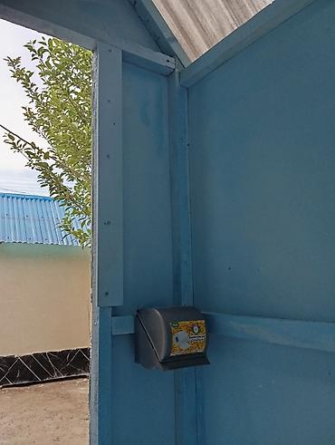 Уличный туалет: - Наружный туалет, - Конструкция: каркасная, с двускатной крышей. - — 8