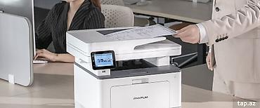 printer 3 u birində: Pantum BM5100FDW Laser MFP - 4‑ü‑1: Çap / Skan / Kopyalama / Faks - — 2