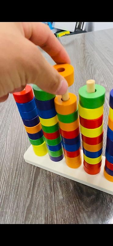 купить детское кресло в машину: 🌈 Развивающая игрушка Монтессори «Цветные колечки» Отличный подарок — 2