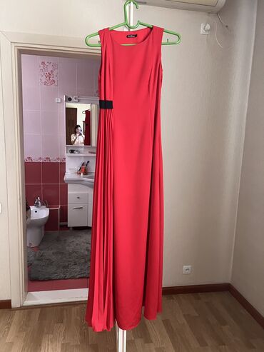 джинсовое платье с длинным рукавом: Вечернее платье, Длинная модель, Без рукавов, XS (EU 34)