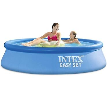 İdman və istirahət: Elektron Nasos Hediyye. Intex 3.05 × 0.61 m şişmə hovuz 🌊 Yay — 1