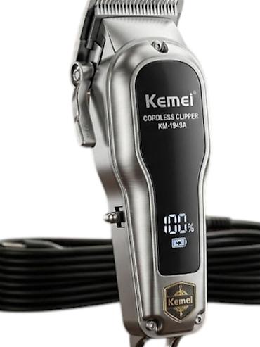 Бытовая техника: №: 13058 Məhsulun adı: Saç qırxan maşın Kemei KM-1949, 5 W, 1400 mAh — 2