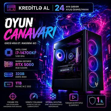 lenovo log: Gaming Pc | i7 14700KF 5.60 GHZ | RTX 5060 8GB | 32GB RAM DDR5 | 1TB — 1