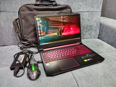 купить ноутбук acer nitro 5: Ноутбук, Acer, 16 ГБ ОЭТ, Intel Core i5, 15.6 ", Жумуш, окуу үчүн, эс тутум NVMe SSD