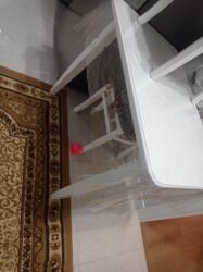 mini stol: Mətbəx masası, Yeni, Açılmayan, MDF, Dördbucaq masa