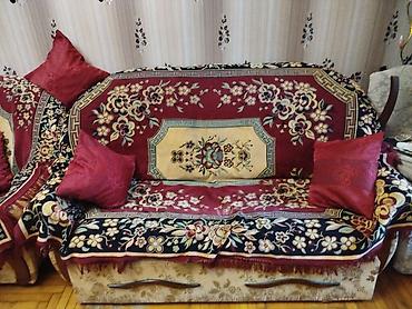 asma kreslo: Klassik üslubda yumşaq mebel dəsti - Tərkibi: 3 yerlik divan və 2 — 1