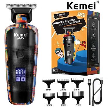 Məişət texnikası: Taraş Aparatı Kemei 5090 Üz Saç Saqqal üçün 1/2/3/6/9/12mm ekranlı — 6