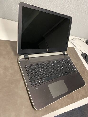 черный ноутбук: Ноутбук, HP, 6 ГБ ОЗУ, AMD A10, Б/у, Для несложных задач, память SSD