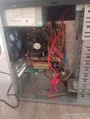 Masaüstü kompüterlər və iş stansiyaları: Super vəziyyətdə işləyir video kart var 1gb. 2kuller Asus plata — 3