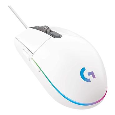 asus baki: Logitech G203 LIGHTSYNC 910-005797 White (EMEA) – simli gaming siçanı — 1