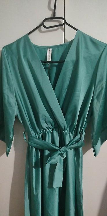 Kompleti: Komplet – tunika i pantalone u fuksija roze boji sa belim obrubom - — 7