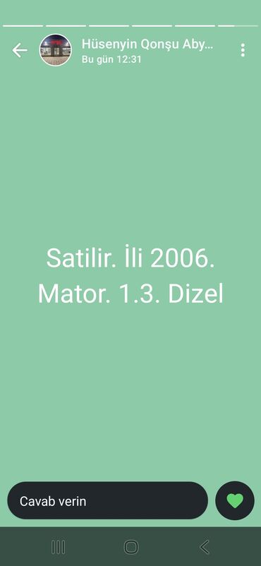 Avtomobil satışı: Opel : 1.3 l | 2006 il Sedan