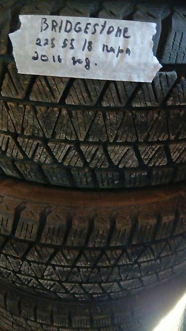 Шины 225 / 55 / R 18, Зима, Б/у, Пара, Легковые, Япония, Bridgestone