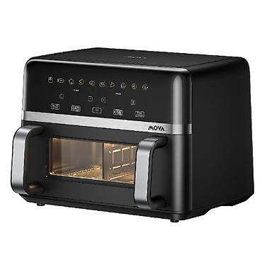 printer ucuz: MOVA FD20s Pro Air Fryer (Black) 10 litrlik böyük FlexZone səbəti — 1