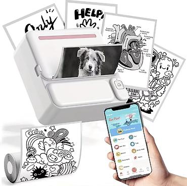 карманный термопринтер: Портативный термопринтер для смартфона (Bluetooth) - Карманный — 1