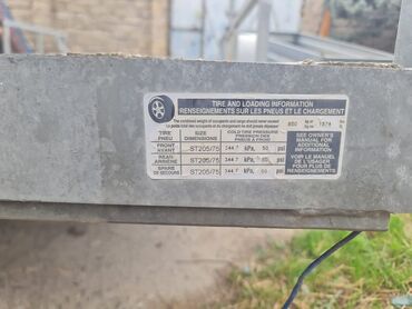 Qoşqular: Yük daşıma üçün qoşqu (treyler) Texpasportu var - Geniş ölçülü açıq — 7