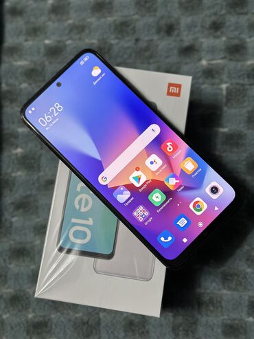 телефон кочкор: Xiaomi, Redmi Note 10, Колдонулган, 128 ГБ, түсү - Боз, 2 SIM