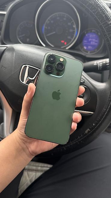 iphone 17 r: IPhone 13 Pro, Б/у, 128 ГБ, Alpine Green, 76 % — 1