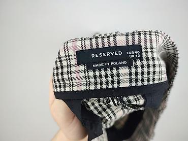 spodnie pull: Reserved, Spodnie materiałowe damskie, rozmiar L — 4