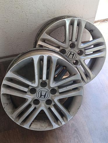 Диски: Литые Диски R 16 Honda, Пара, отверстий - 5, Б/у — 3
