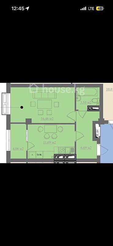 1 комнатная квартира покупка: 1 комната, 42 м², Элитка, 3 этаж, ПСО (под самоотделку) — 9