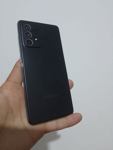 Samsung: Samsung Galaxy A72 5G, 256 GB, rəng - Qara, Barmaq izi, İki sim kartlı
