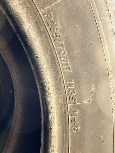 s 300: 4 ədəd qış şini dəsti Ölçü: 265/70 R17 • Yük indeksi: 113S • M+S — 7