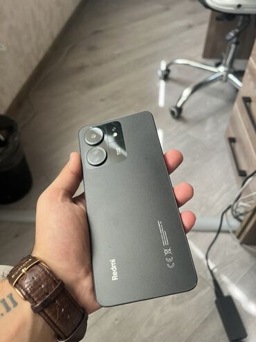 rəsmi 13c: Redmi 13C, 256 GB, rəng - Qara, Barmaq izi