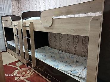 2 х ярусная детская кровать: 2 шт. Двухъярусные кровати для детей/подростков, комплект из двух — 4
