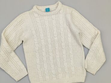 sweterki dla dzieci robione na drutach: Sweterek, Little kids, 9 lat, 128-134 cm, stan - Dobry