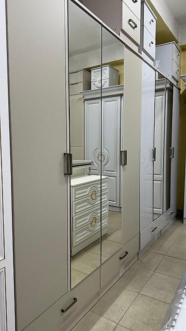 Спальные гарнитуры: Спальный гарнитур, Новый, Двуспальная кровать, Шкаф, Комод, МДФ, Самовывоз, цвет - Бежевый at lalafo.kg — 4 Спальные гарнитуры: Спальный гарнитур, Новый, Двуспальная кровать, Шкаф, Комод, МДФ, Самовывоз, цвет - Бежевый — 4