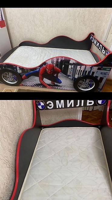 lego spiderman vs: Uşaq çarpayısı – “maşın” dizaynlı, Spidermen Adam temalı — 1
