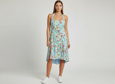 sukienki boho na wesele biała: Sukienka damska, rozmiar S