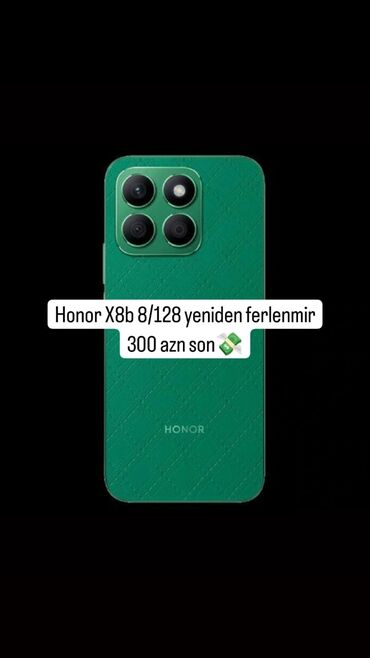 sumqayıt telefonlar: Honor X8b, rəng - Yaşıl