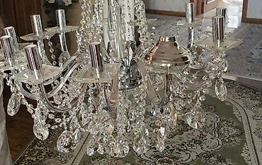 lüstur altı: Çılçıraq, 10 və daha çox lampa, Xrustal — 4